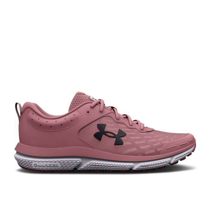 アンダーアーマー Under Armour 【 Wmns Charged Assert 10 \u0027Pink Elixir\u0027 Women Pink Elixir/Black 】 レディース pink サクラ色 黒いこと 黒いこと