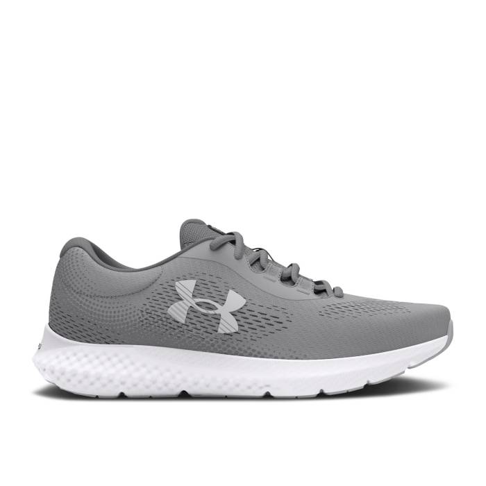 アンダーアーマー Under Armour 【 Charged Rogue 4 'Steel White' Men Steel/White/Black 】 メンズ Steel スティール 白色 ホワイト 黒色 ブラック
