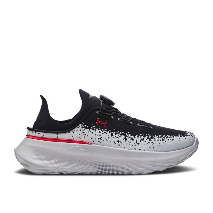 アンダーアーマー Under Armour 【 Slipspeed Mega \u0027Black Grey Red\u0027 Men Black/Mod Grey/Red 】 メガ 薄墨色 薄墨色 メンズ 黒いこと 黒いこと 薄墨色 薄墨色 Red 赤・赤いこと