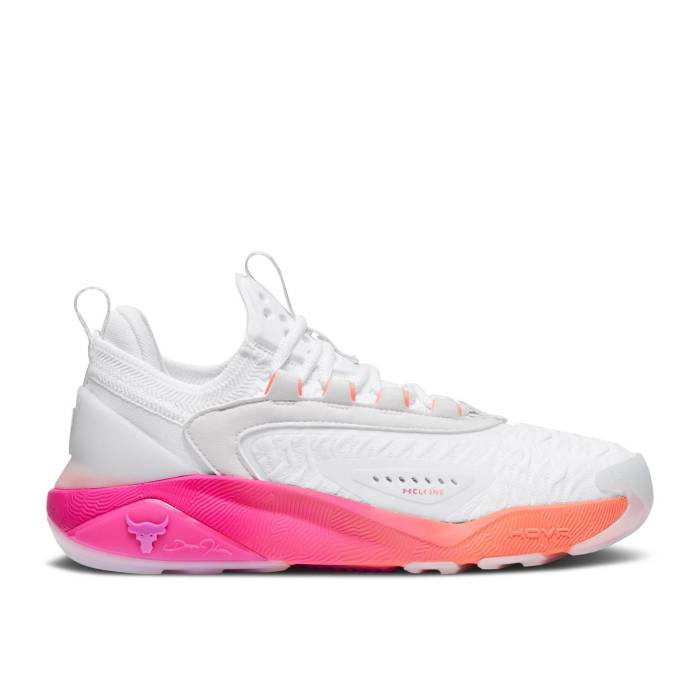 アンダーアーマー Under Armour 【 Wmns Project Rock 7 \u0027White Vivid Magenta\u0027 Women White/Vivid Magenta 】 レディース 白いこと 白いこと マジェンタ