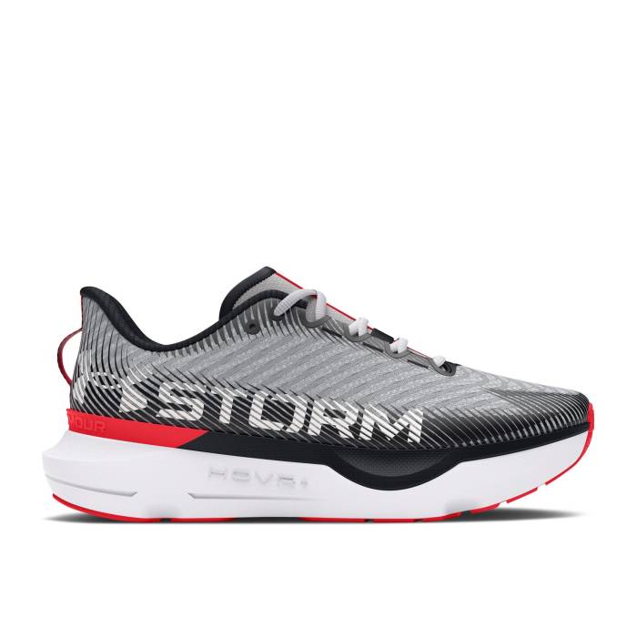 アンダーアーマー Under Armour 【 Hovr Infinite Pro Storm \u0027Distant Grey Black\u0027 Men Distant Grey/Black/White 】 労働者階級 薄墨色 薄墨色 メンズ 薄墨色 薄墨色 黒いこと 黒いこと 白いこと 白いこと スニーカー-靴-メンズ靴
