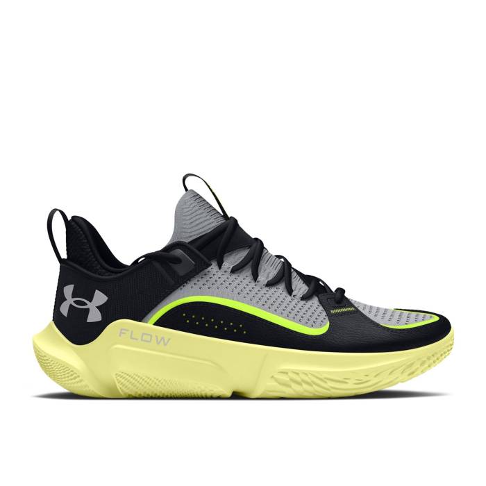 アンダーアーマー Under Armour 【 Flow Futr X 3 'Black Sonic Yellow' Men Black/Sonic Yellow/Castlerock 】 フローレス メンズ 黒色 ブラック yellow 黄色・イエロー画像