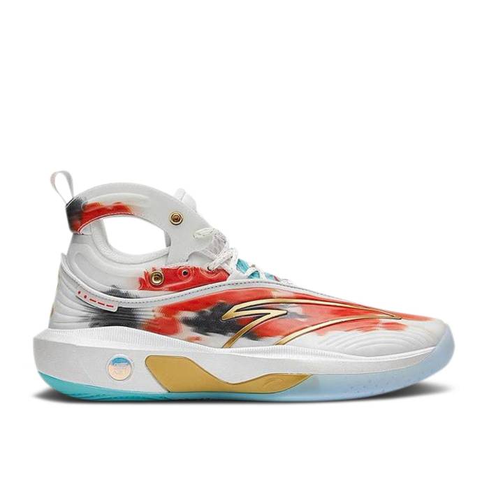 Anta 【 Kt8 Le \u0027Koi\u0027 Men White/Red/Black/Golden 】 メンズ 白いこと 白いこと Red 赤・赤いこと 黒いこと 黒いこと