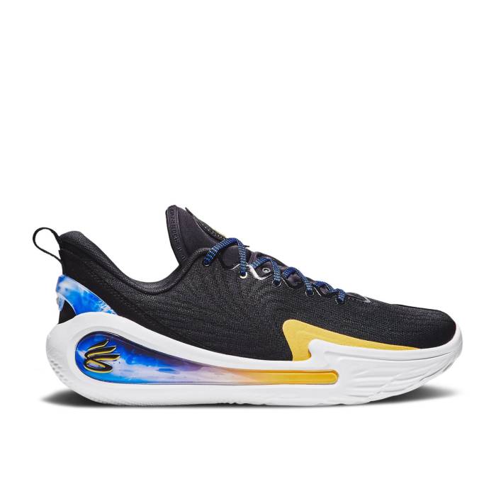 Curry Brand 【 Curry Flow 12 \u0027Dub Nation\u0027 Men Black/Team Royal/Taxi 】 カリー 流通受け答え メンズ 黒いこと 黒いこと Team 野球クラブ