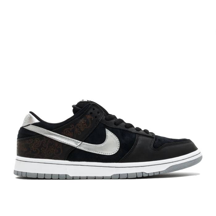 ナイキ Nike 【 Dunk Low Premium Sb \u0027Takashi 2\u0027 Men Black/Metallic Silver 】 ダンク Premium 割り増し金 エスビー メンズ 黒いこと 黒いこと Silver しろがね色・しろがね色