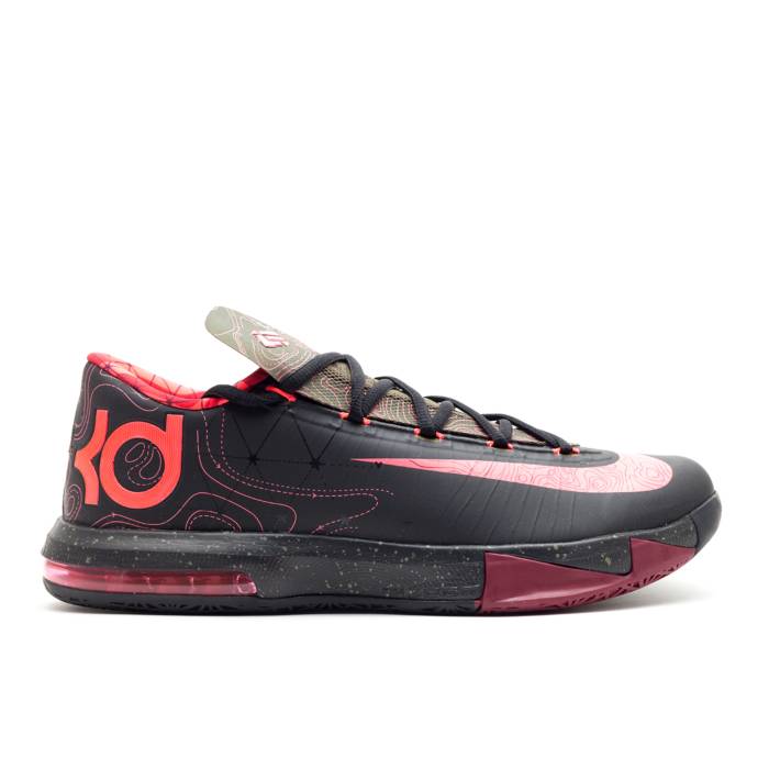 ナイキ Nike 【 Kd 6 Meteorology Men Black/Atmc Red-Mdm Olv-Nbl Rd 】 メンズ 黒色 ブラック