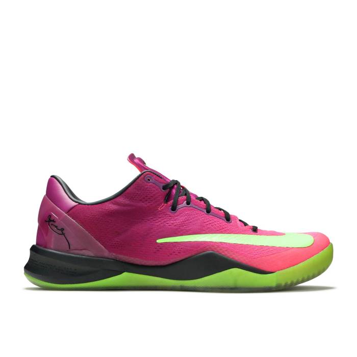 ナイキ Nike 【 Kobe 8 \u0027Mambacurial\u0027 Men Red Plum/Electric Green/Pink Flash 】 Kobe コービー メンズ Red 赤・赤いこと green 緑・緑であること pink サクラ色