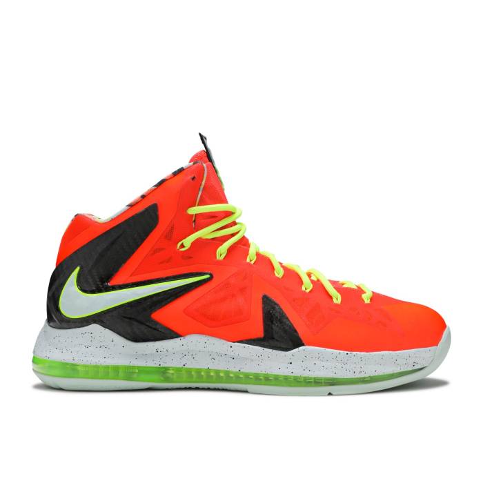 ナイキ Nike 【 Lebron 10 P.s Elite \u0027Bright Crimson\u0027 Men Total Crimson/Fiberglass-Black-Volt 】 Lebron レブロン エリート メンズ クリムゾン