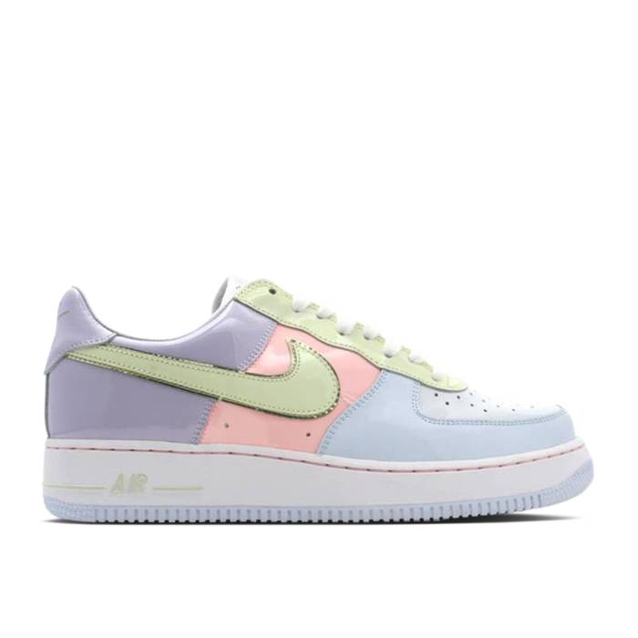 ナイキ Nike 【 Air Force 1 \u0027Easter\u0027 Men Titanium/Lime Ice/Storm Pink 】 メンズ 菩提樹 pink さくら色