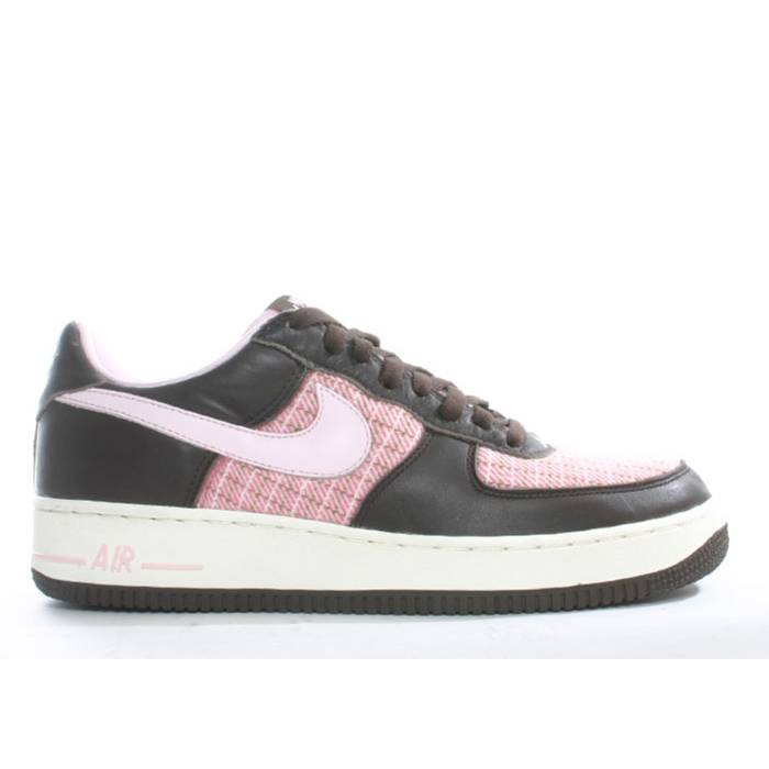 ナイキ Nike 【 W\u0027s Air Force 1 Premium Women Baroque Brown/Pink Ice-Sail 】 Premium 割り増し金 レディース 赤銅色 赤銅色 pink さくら色