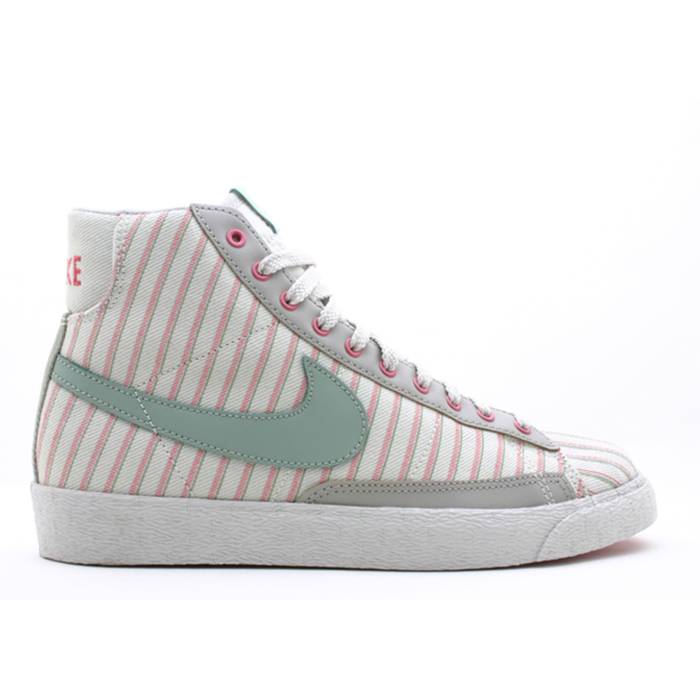 ナイキ Nike 【 W\u0027s Blazer Mid Women Light Bone/Cadet Green -Pnk Cly 】 ブレイザー ミッド レディース green 緑・緑であること