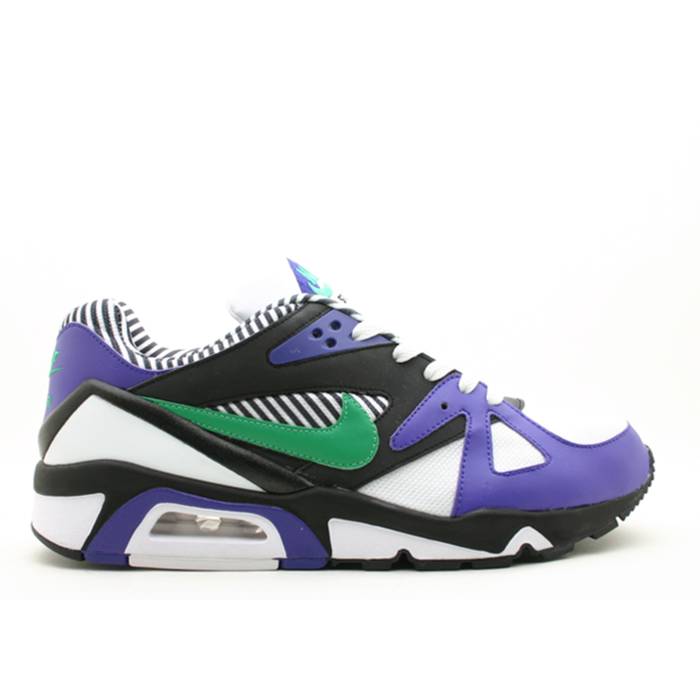 ナイキ Nike 【 Air Structure Triax 91 Men White/Lucky Green-Grmn Blue-Black 】 メンズ 白いこと 白いこと