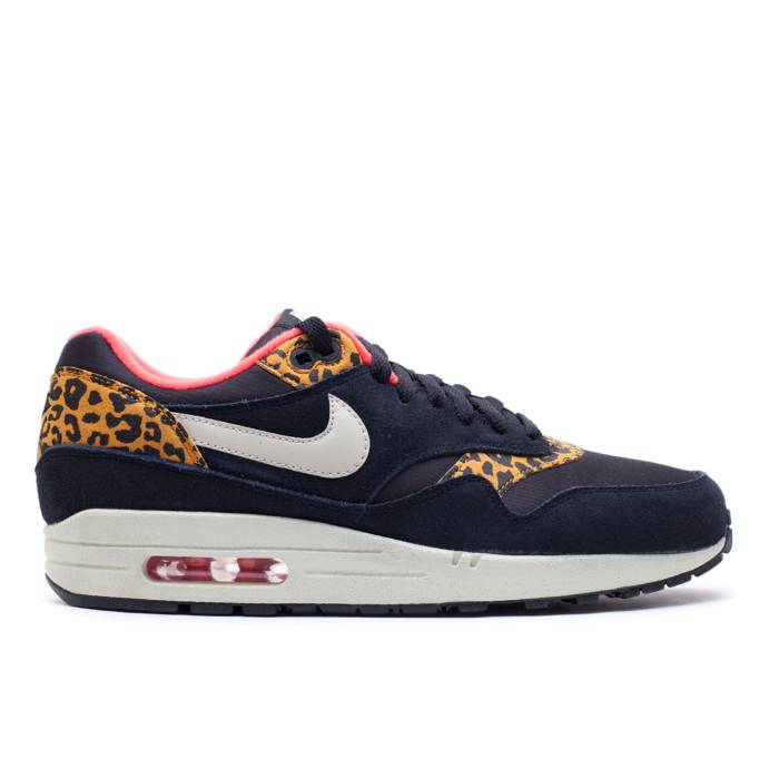 ナイキ Nike 【 Wmns Air Max 1 \u0027Leopard\u0027 Women Black/Sandtrap/Dark Gold Leaf/Sunburst 】 マックス レディース 黒いこと 黒いこと ゴールド