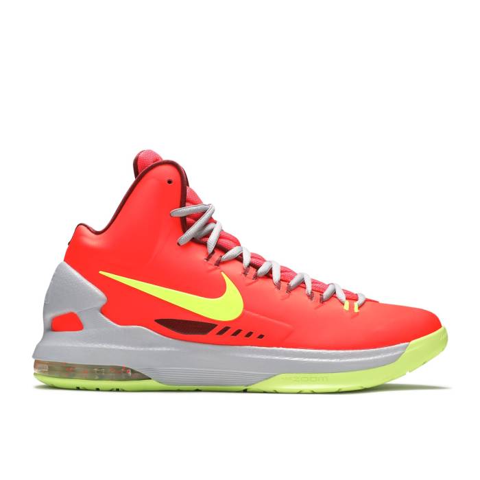 ナイキ Nike 【 Kd 5 \u0027Dmv\u0027 Men Bright Crimson/Volt-Wolf Grey 】 メンズ クリムゾン 薄墨色 薄墨色
