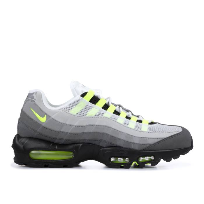 ナイキ Nike 【 Air Max 95 Og \u0027Neon\u0027 2015 Men Black/Volt/Medium Ash/Dark Pewter 】 マックス メンズ 黒いこと 黒いこと