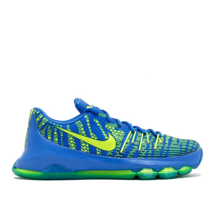 ナイキ Nike 【 Kd 8 ガウス \u0027Hyper Cobalt\u0027 Youth Hyper Cobalt/Volt-Deep Royal Blue 】 御坊っちゃん キッズ 青碧 青色 靴-キッズファッション-その他