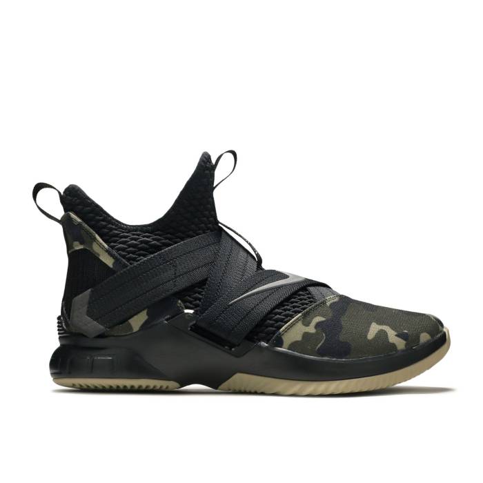 ナイキ Nike 【 Lebron Soldier 12 Sfg \u0027Camo\u0027 Men Black/Black-Hazel Rush 】 Lebron レブロン ソルジャー メンズ 黒いこと 黒いこと rush 混雑時