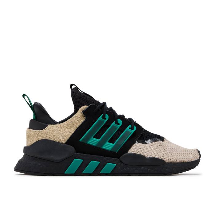 アディダス Adidas 【 Packer X Eqt Support 91/18 \u0027Sub Green\u0027 Men Core Black/Sub Green/Blanch Cargo 】 メンズ 中核グループ 黒いこと 黒いこと green 緑・緑であること 積貨委託貨物