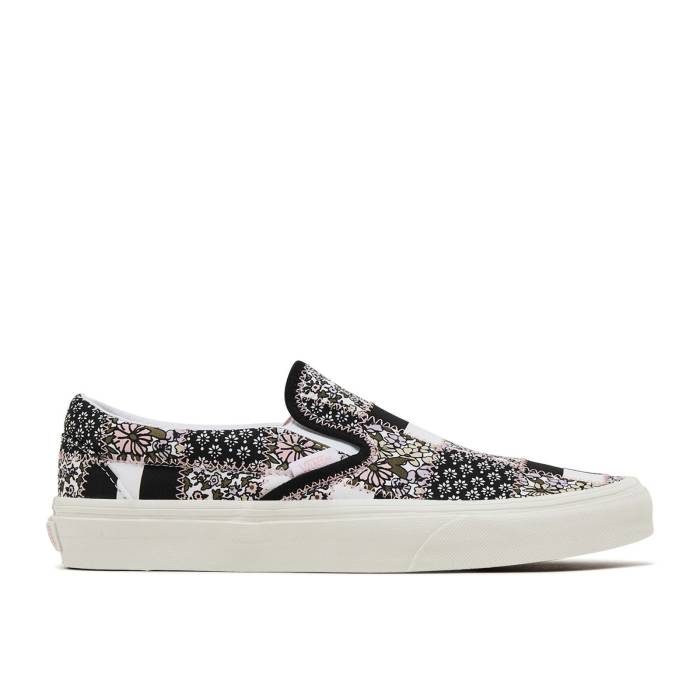 ヴァンズ Vans 【 Classic Slip-On \u0027Patchwork Floral\u0027 Men Multi-Color/Marshmallow 】 古典派音楽 slip-on スリッポン メンズ