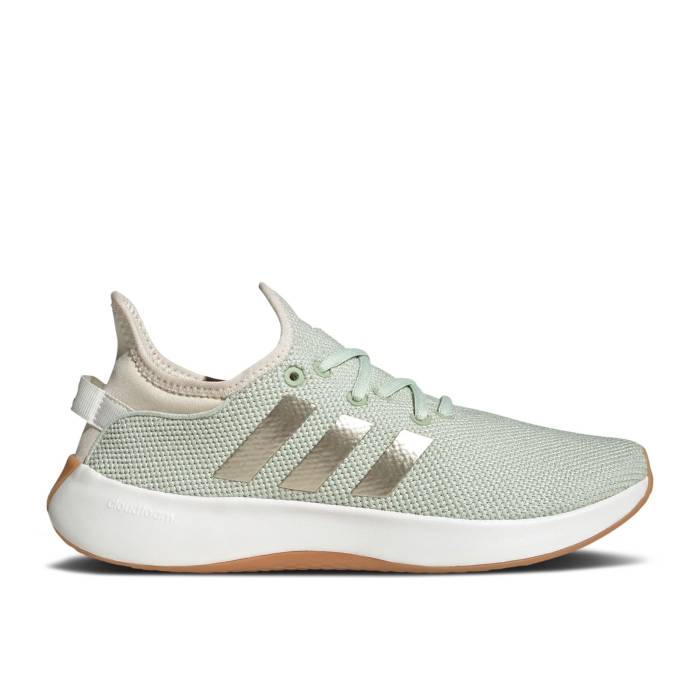 アディダス Adidas 【 Wmns Cloudfoam Pure \u0027Linen Green Gum\u0027 Women Linen Green/Linen Green Metallic/Wonder White 】 純然たる green 緑・緑であること レディース green 緑・緑であること 白いこと 白いこと