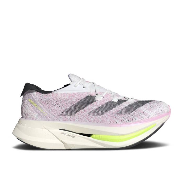 アディダス Adidas 【 Adizero Prime X 2.0 Strung \u0027White Pink Spark\u0027 Men Cloud White/Core Black/Pink Spark 】 アディゼロ pink さくら色 メンズ 白いこと 白いこと 中核グループ 黒いこと 黒いこと pink さくら色