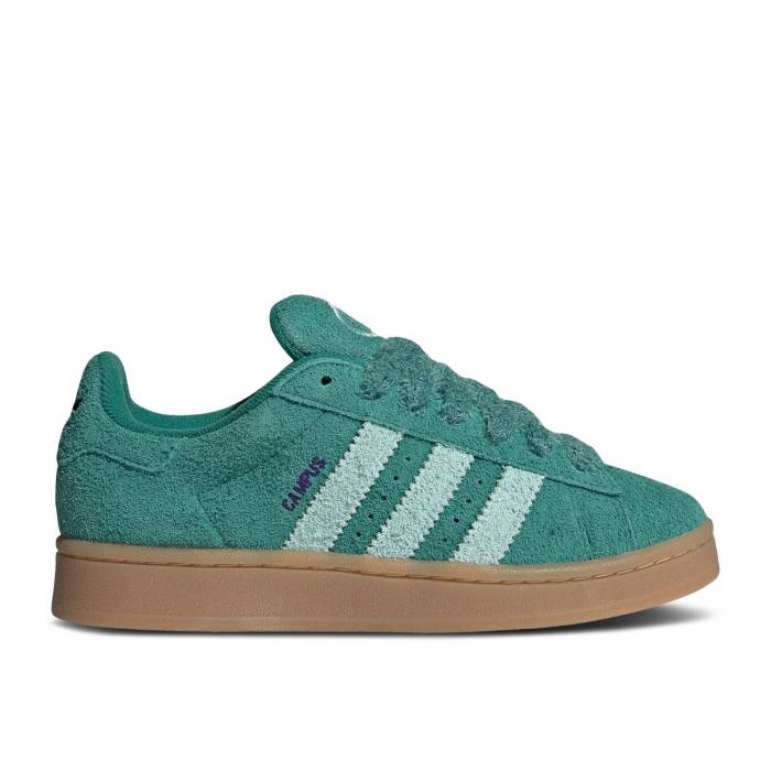 アディダス Adidas 【 Wmns Campus 00S \u0027Active Green Gum\u0027 Women Active Green/Semi Flash Aqua/Collegiate Purple 】 構内 green 緑・緑であること レディース green 緑・緑であること アクア Purple 紫・パープル