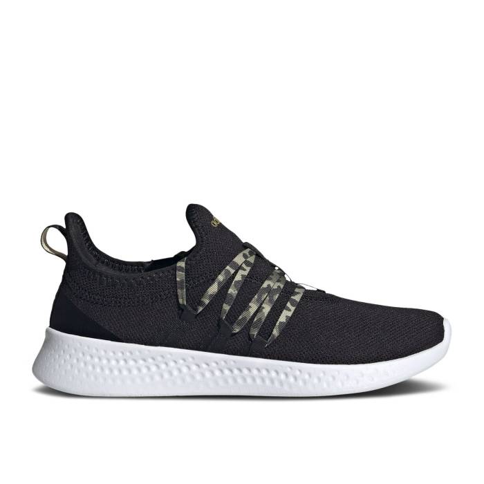 アディダス Adidas 【 Wmns Puremotion Adapt 2.0 \u0027Black Camo\u0027 Women Core Black/Core Black/Gold Metallic 】 アダプト レディース 中核グループ 黒いこと 黒いこと ゴールド
