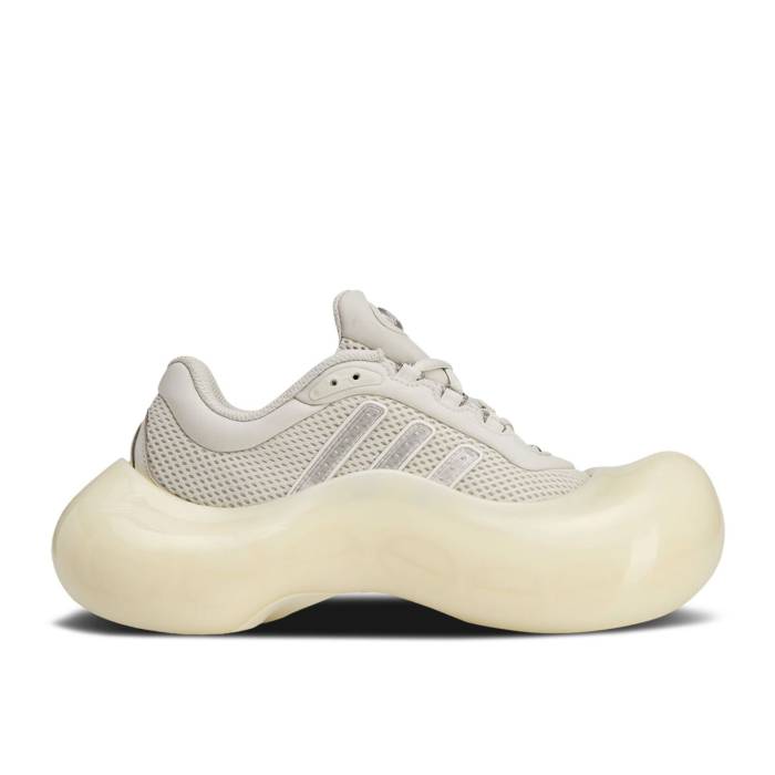 アディダス Adidas 【 Avavav X Wmns Moonrubber Megaride \u0027Off White\u0027 Women Off White/Silver Metallic/Chalk White 】 レディース 白いこと 白いこと Silver しろがね色・しろがね色