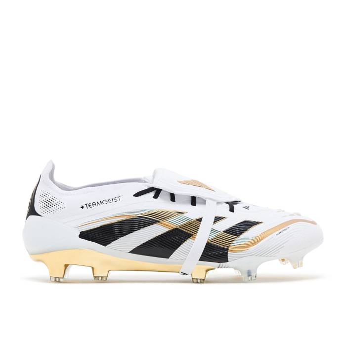 アディダス Adidas 【 Predator Elite Foldover Tongue Fg \u0027+Teamgeist\u0027 Men Cloud White/Core Black/Gold Metallic 】 プレデター エリート メンズ 白いこと 白いこと 中核グループ 黒いこと 黒いこと ゴールド