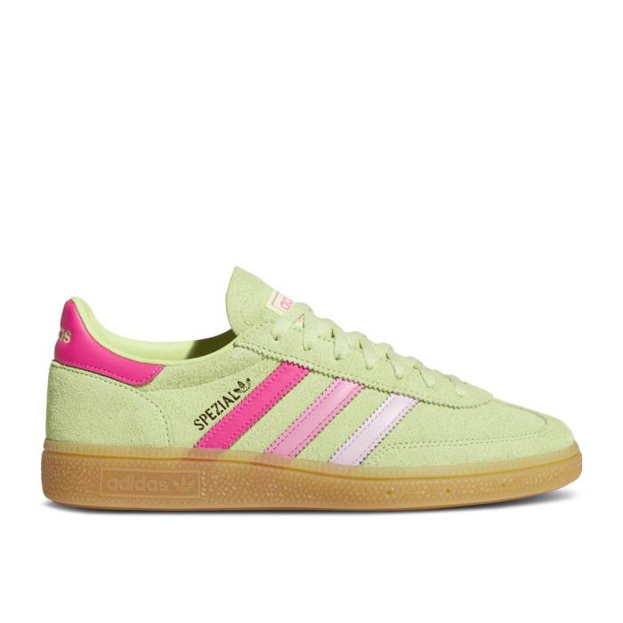 アディダス Adidas 【 Wmns Handball Spezial \u0027Green Pink\u0027 Women Green/Pink 】 ハンドボール スペシアル レディース green 緑・緑であること pink サクラ色