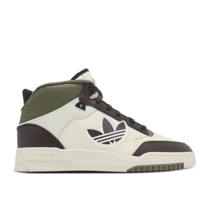 アディダス Adidas 【 Drop Step Xl 2.0 'Off White Brown Olive' Men Off White/Dark Brown/Olive Strata 】 白色 ホワイト 茶色 ブラウン メンズ 白色 ホワイト 茶色 ブラウン olive オリーブ