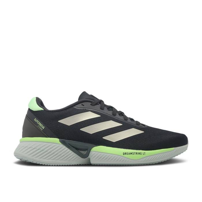 アディダス Adidas 【 Supernova Eterno Core Black Green Men Core Black/Iron Metallic/Grey Spa 】 スーパーノバ・ノヴァ 黒色 ブラック メンズ コア 黒色 ブラック 灰色 グレー