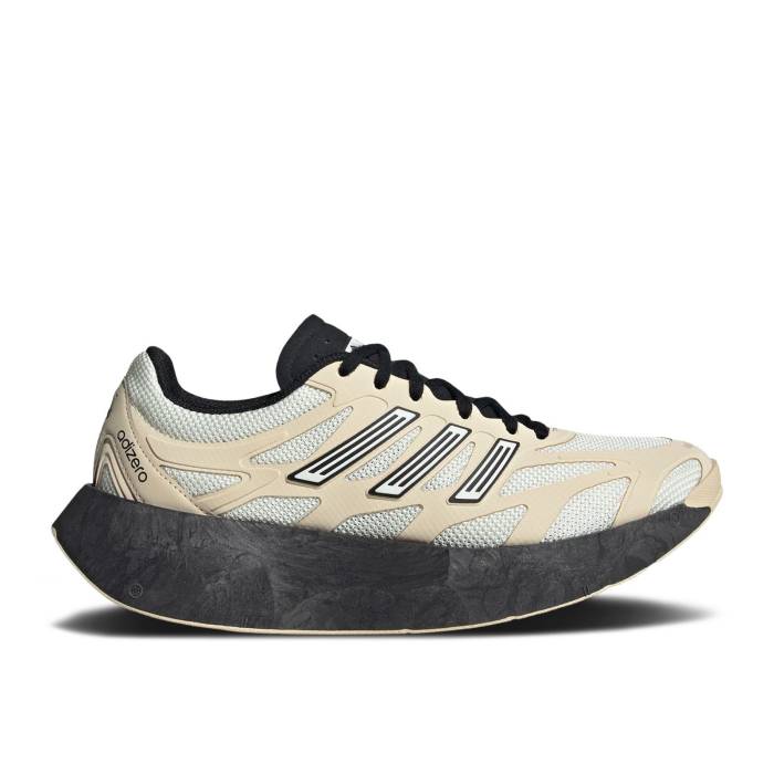 アディダス Adidas 【 Adizero Aruku \u0027Off White Black\u0027 Men Off White/Sand Strata/Core Black 】 アディゼロ 白いこと 白いこと メンズ 白いこと 白いこと 砂色・砂子 中核グループ 黒いこと 黒いこと