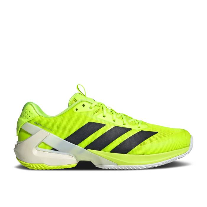 アディダス Adidas 【 Adizero Ubersonic 5 Clay 'Lucid Lemon Black' Men Lucid Lemon/Core Black/Cloud White 】 アディゼロ メンズ コア 黒色 ブラック 白色 ホワイト