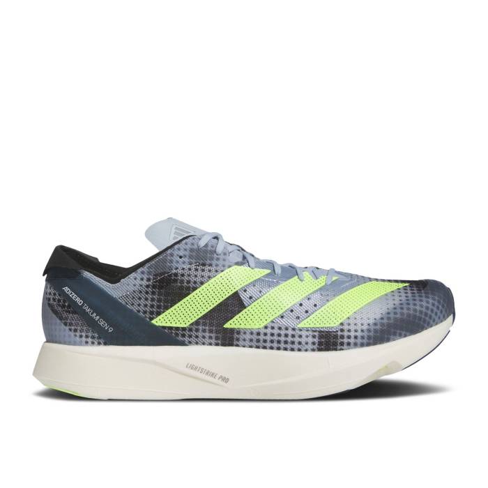 アディダス Adidas 【 Adizero Takumi Sen 9 Wonder Blue Lucid Lemon Men Wonder Blue/Lucid Lemon/Core Black 】 アディゼロ 青色 ブルー メンズ 青色 ブルー コア 黒色 ブラック