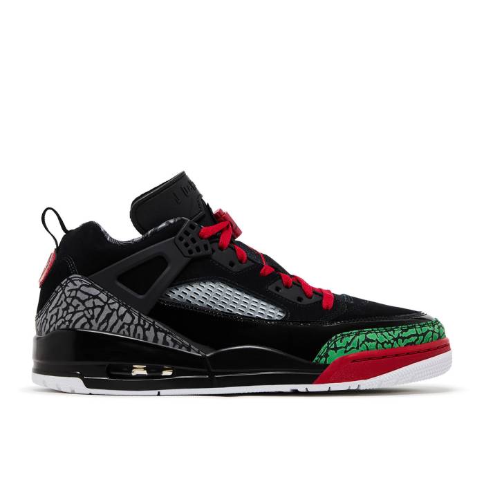 ナイキ　エアジョーダン Air Jordan 【 Jordan Spizike Low 'Og' Men Black/Varsity Red/Classic Green 】 メンズ 黒色 ブラック Red 赤・レッド クラシック green 緑・グリーン