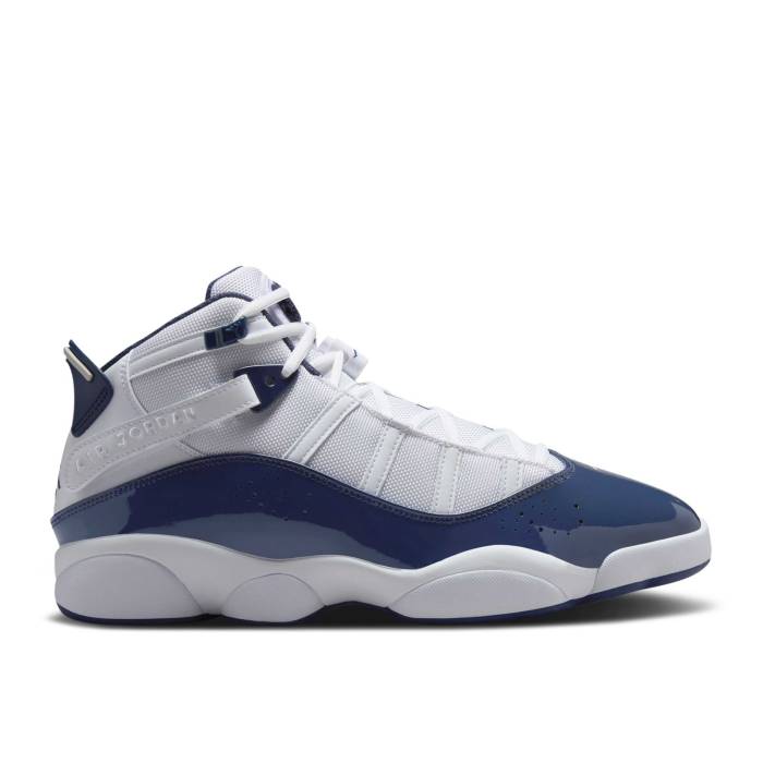 ナイキ エアジョーダン Air Jordan 【 Jordan 6 Rings Midnight Navy Men White/Neutral Grey/Midnight Navy 】 リング メンズ 白色 ホワイト 灰色 グレー 紺色 ネイビー