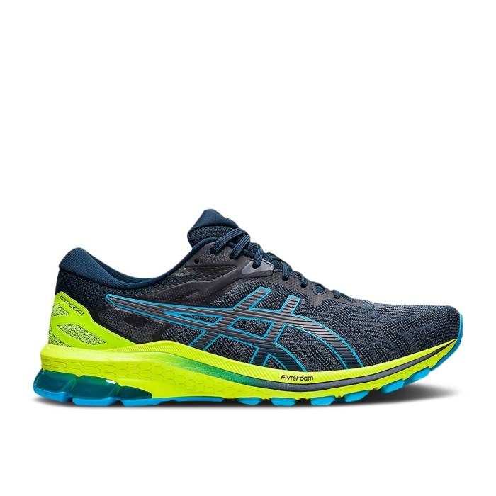 アシックス Asics 【 Gt 1000 10 \u0027French Blue\u0027 Men French Blue/Digital Aqua 】 メンズ 青碧 青色 アクア 靴-その他-メンズ靴