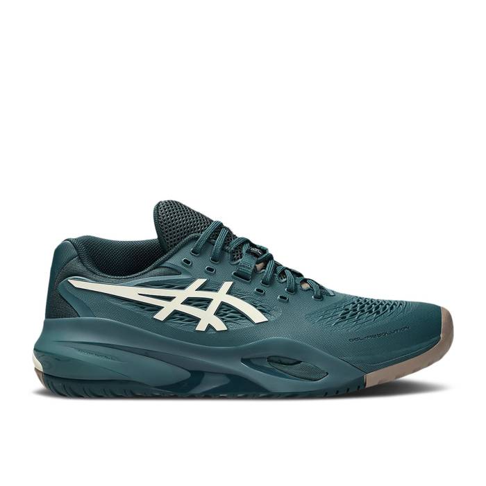アシックス Asics 【 Gel Resolution X Wide \u0027Saxon Green Birch\u0027 Men Saxon Green/Birch 】 green 緑・緑であること メンズ green 緑・緑であること