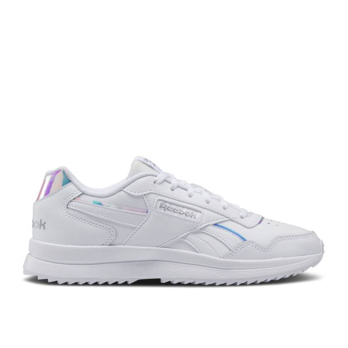 リーボック Reebok 【 Wmns Glide Sp \u0027Iridescent\u0027 Women Cloud White/Silver Metallic/Cloud White 】 グライド レディース 白いこと 白いこと Silver しろがね色・しろがね色