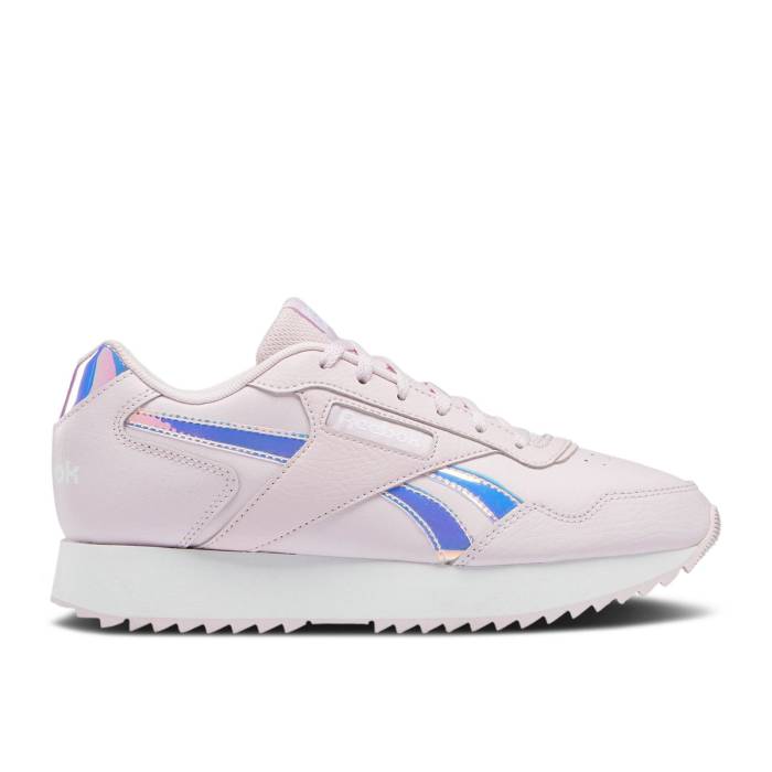 リーボック Reebok 【 Wmns Glide Ripple Double \u0027Pixel Pink\u0027 Women Pixel Pink/Cloud White/Cloud White 】 グライド レディース pink サクラ色 白いこと 白いこと