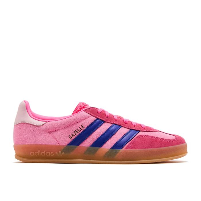 アディダス Adidas 【 Wmns Gazelle Indoor \u0027Lucid Pink Blue\u0027 Women Lucid Pink/Clear Pink/Gum 】 ガゼル pink サクラ色 レディース pink サクラ色