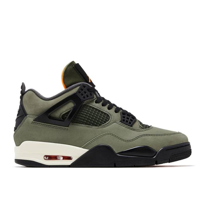 ナイキ エアジョーダン Air Jordan 【 Undefeated X Jordan 4 Retro 2025 Men Deep Green/Clementine/Black/Sail 】 アンディフィーテッド レトロ メンズ ディープ green 緑・緑であること 黒いこと 黒いこと