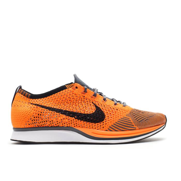 ナイキ Nike 【 Flyknit Racer \u0027Total Orange\u0027 2016 Men Total Orange/White-Dark Grey 】 飛球編み物 メンズ orange 橙・オレンジ色 薄墨色 薄墨色