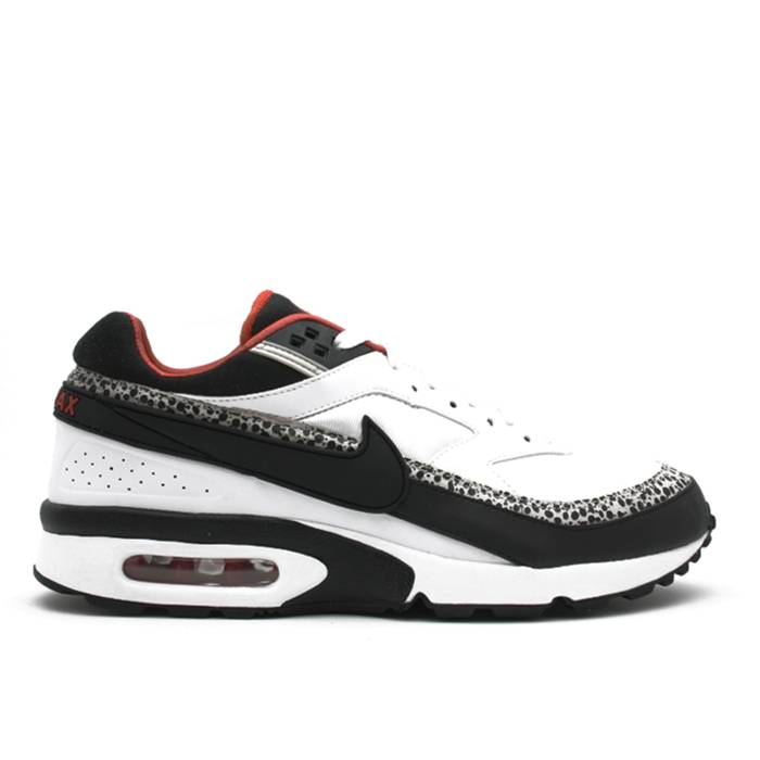 ナイキ Nike 【 Air Classic Bw Textile Men White/Black-Dragon Red 】 古典派音楽 メンズ 白いこと 白いこと Red 赤・赤いこと