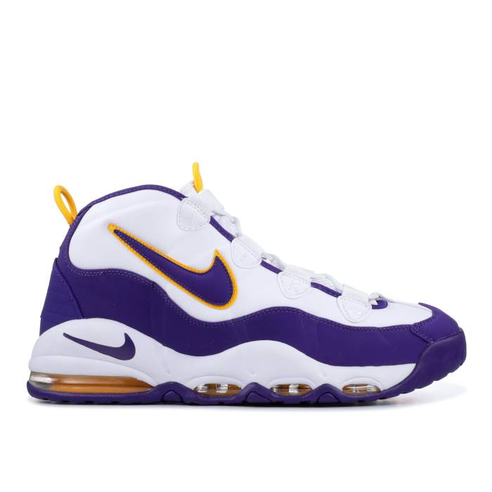 ナイキ Nike 【 Air Max Uptempo 'Derek Fisher' 2016 Men White/White/White/Court Purple 】 マックス アップテンポ メンズ 白色 ホワイト コート Purple 紫・パープル