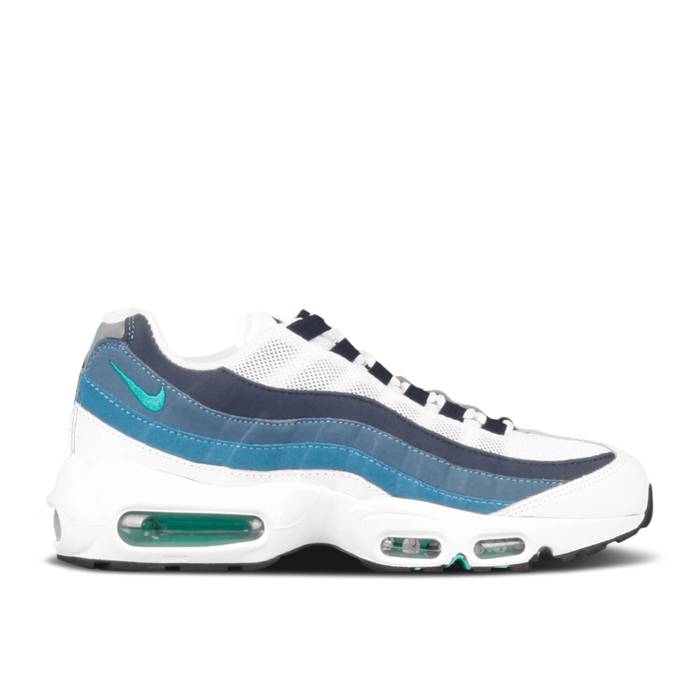 ナイキ Nike 【 Wmns Air Max 95 \u0027New Green Indigo Blue\u0027 Women White/New Green/Indigo Blue 】 マックス green 緑・緑であること 藍色・インディゴ レディース 白いこと 白いこと green 緑・緑であること 藍色・インディゴ 青味 その他-靴