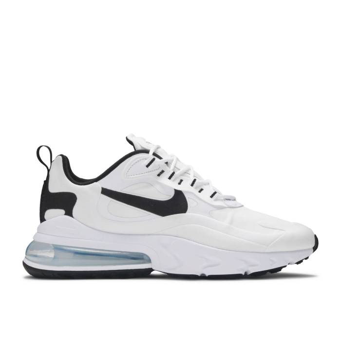 ナイキ Nike 【 Air Max 270 React \u0027White Black\u0027 Men White/White/Black 】 マックス リアクト メンズ 白いこと 白いこと 黒いこと 黒いこと