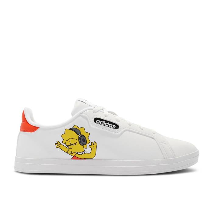 アディダス Adidas 【 The Simpsons X Wmns Courtpoint Base 'Lisa' Women Cloud White/Cloud White/Core Black 】 レディース 白色 ホワイト コア 黒色 ブラック 24,912円