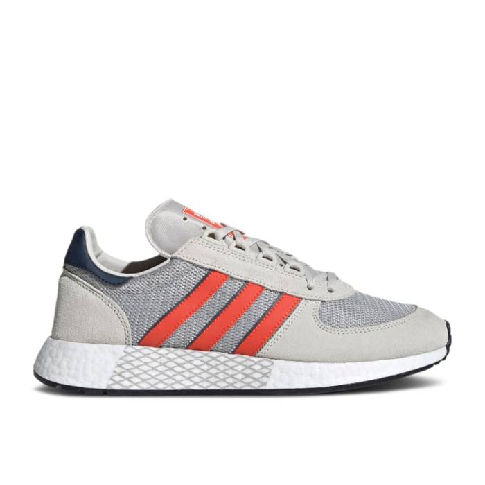 アディダス Adidas 【 Marathon Tech 'White Collegiate Navy' Men Raw White/Active Orange/Collegiate Navy 】 テック メンズ 白色 ホワイト orange 橙・オレンジ 紺色 ネイビー